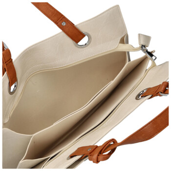 Dámska kabelka cez rameno béžová - Firenze Melisa