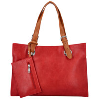 Dámska kabelka cez rameno červená - Firenze Melisa