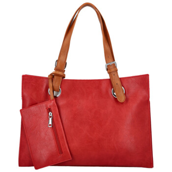 Dámska kabelka cez rameno červená - Firenze Melisa