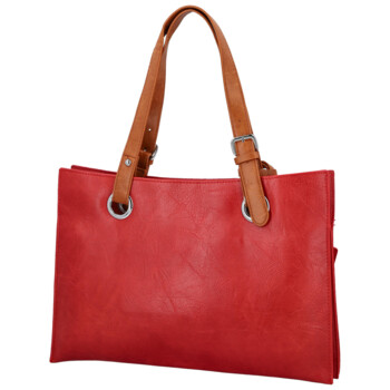 Dámska kabelka cez rameno červená - Firenze Melisa