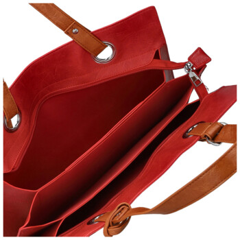 Dámska kabelka cez rameno červená - Firenze Melisa