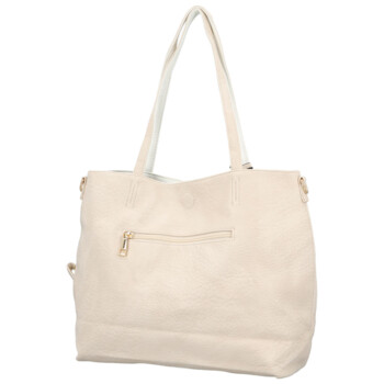 Dámska moderná kabelka cez rameno béžová - Firenze Prestige 2v1