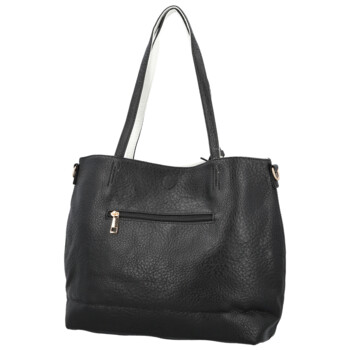 Dámska moderná kabelka cez rameno čierna - Firenze Prestige 2v1 Two