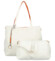 Dámska moderná kabelka cez rameno biela - Firenze Prestige 2v1