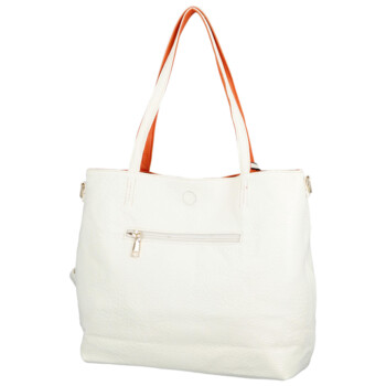 Dámska moderná kabelka cez rameno biela - Firenze Prestige 2v1