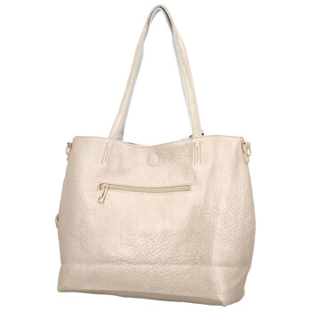 Dámska moderná kabelka cez rameno zlatá - Firenze Prestige 2v1