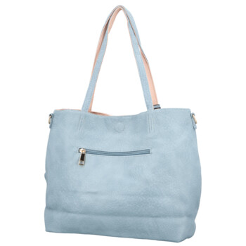 Dámska moderná kabelka cez rameno džínsovo modrá - Firenze Prestige 2v1