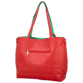 Dámska moderná kabelka cez rameno červená - Firenze Prestige 2v1
