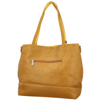 Dámska moderná kabelka cez rameno koňaková - Firenze Prestige 2v1