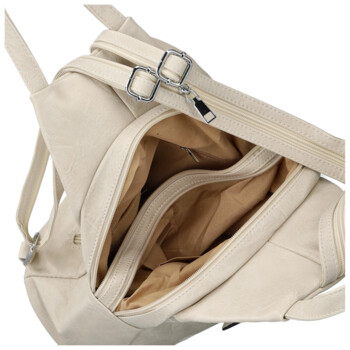 Dámsky mestský batoh béžový - Firenze Viva
