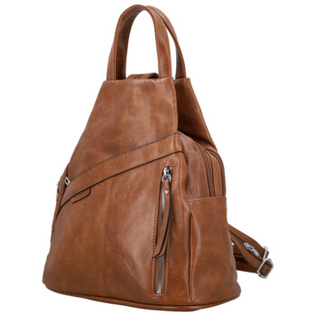 Dámsky mestský batoh hnedý - Firenze Jakey