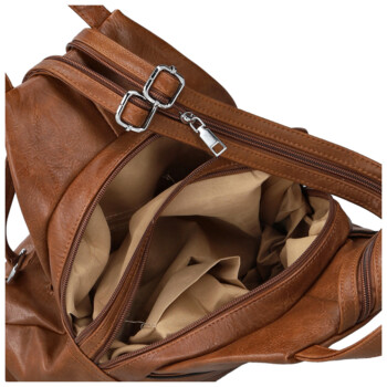 Dámsky mestský batoh hnedý - Firenze Jakey