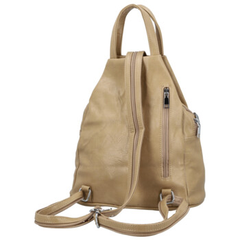 Dámsky mestský batoh pieskovo hnedý - Firenze Jakey