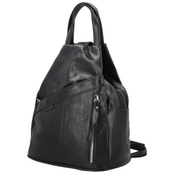 Dámsky mestský batoh čierny - Firenze Jakey