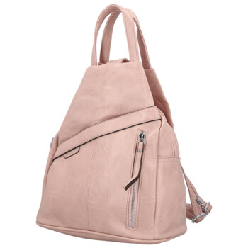 Dámsky mestský batoh svetlo ružový - Firenze Jakey