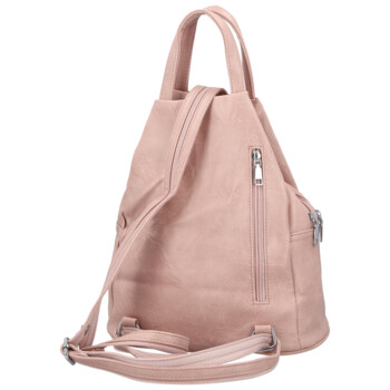 Dámsky mestský batoh svetlo ružový - Firenze Jakey