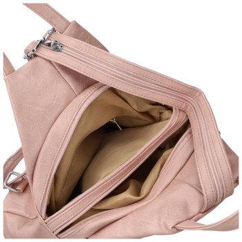 Dámsky mestský batoh svetlo ružový - Firenze Jakey