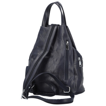Dámsky mestský batoh tmavo modrý - Firenze Jakey