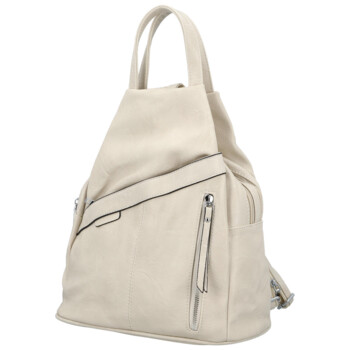 Dámsky mestský batoh béžový - Firenze Jakey