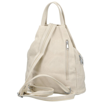 Dámsky mestský batoh béžový - Firenze Jakey