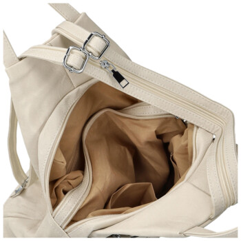 Dámsky mestský batoh béžový - Firenze Jakey