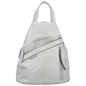 Dámsky mestský batoh svetlo šedý - Firenze Jakey