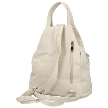 Dámsky mestský batoh béžový - Firenze Makial
