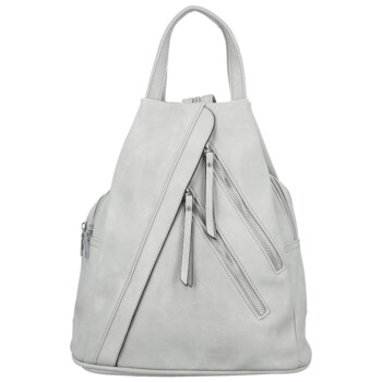 Dámsky mestský batoh svetlo šedý - Firenze Makial