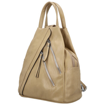 Dámsky mestský batoh pieskovo hnedý - Firenze Makial