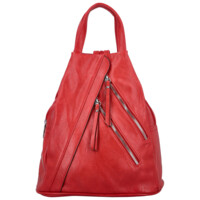 Dámsky mestský batoh červený - Firenze Makial