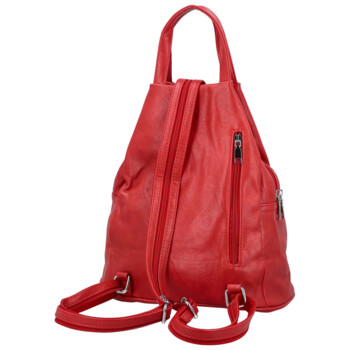 Dámsky mestský batoh červený - Firenze Makial
