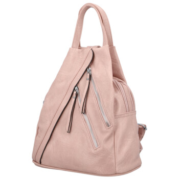 Dámsky mestský batoh svetlo ružový - Firenze Makial