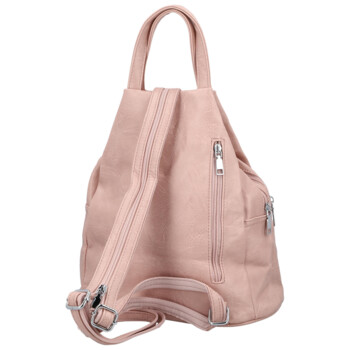 Dámsky mestský batoh svetlo ružový - Firenze Makial
