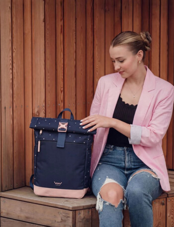 Batoh tmavo modrý - Vuch Virion Dotty