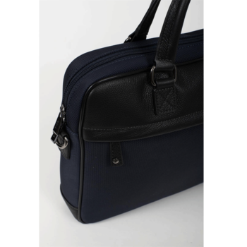 Pánska business taška na notebook tmavo modrá - Fagola Clark