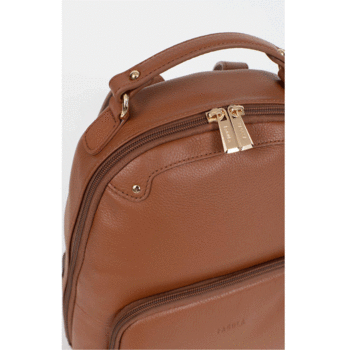 Dámsky kožený batôžtek svetlo hnedý - Fagola Familiar