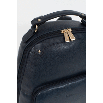 Dámsky kožený batôžtek tmavo modrý - Fagola Familiar