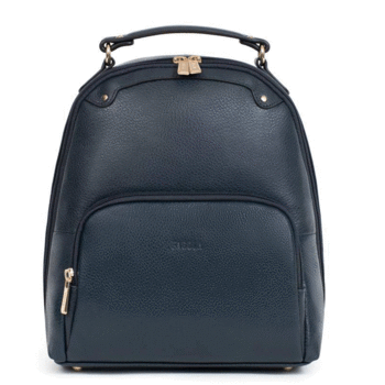 Dámsky kožený batôžtek tmavo modrý - Fagola Familiar