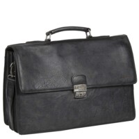 Pánska kožená aktovka čierna - Justified Cornwall