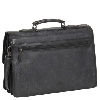 Pánska kožená aktovka čierna - Justified Cornwall