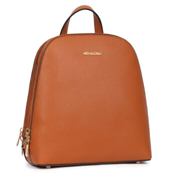 Dámsky mestský batoh svetlo hnedý - Hexagona Andre