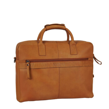 Pánska kožená taška na notebook koňaková - Mustang William