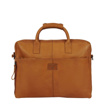 Pánska kožená taška na notebook koňaková - Mustang William
