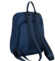 Látkový batoh tmavo modrý - Mustang Leo