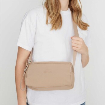 Dámska crossbody kabelka tmavo béžová - Mustang Felisha