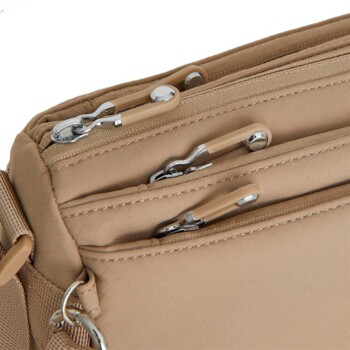 Dámska crossbody kabelka tmavo béžová - Mustang Felisha