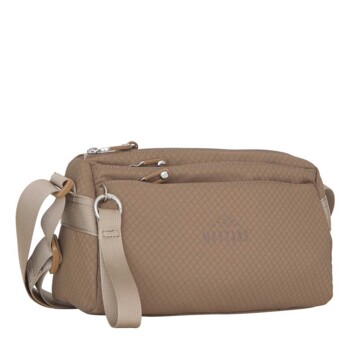 Dámska crossbody kabelka taupe - Mustang Felisha