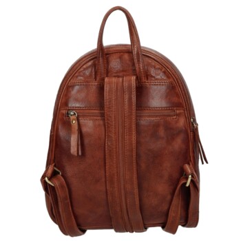 Dámsky luxusný kožený batôžtek hnedý - Enrico Benetti Broof
