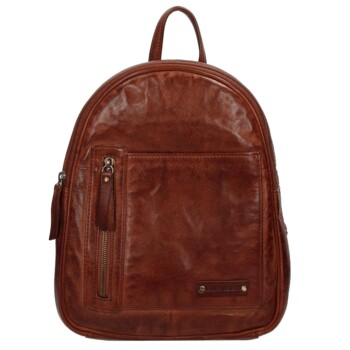 Dámsky luxusný kožený batôžtek hnedý - Enrico Benetti Broof