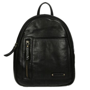 Dámsky luxusný kožený batôžtek čierny - Enrico Benetti Broof